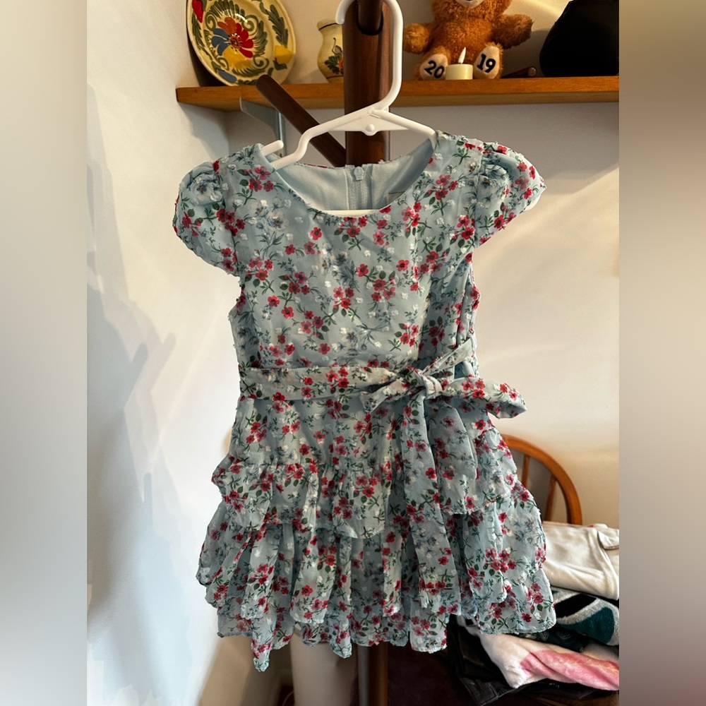 3T floral dress